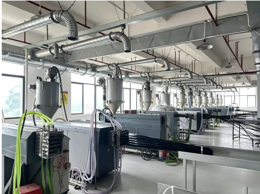 Thermal break strip extrusion production line